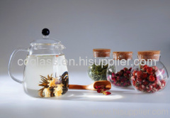 Hand Blown Glass Tea Pots