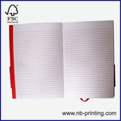 A5 recycled tyres/rubber cover notebook/manual/planner with elastic band bicycle bible