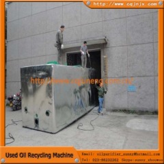 black engine oil recycling plant to diesel fuel