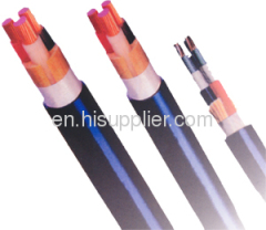 Fire resistant plastic insulated cable