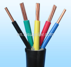 PVC insulatedand sheathed control cable