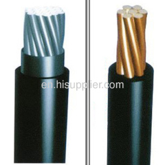 insulated aerial cable with rated voltage up to 1 kv