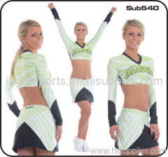 Sexy Basketball Cheerleading Sportswear Half Tops for Women