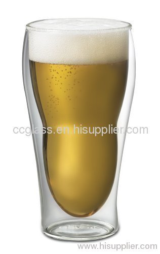 Borosilicate Double Wall Glass Beer Cups
