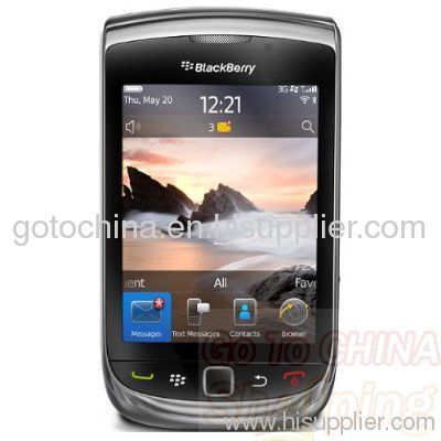 Blackberry Torch 9800 Unlocked Phone with 5 MP Camera, Full QWERTY Keyboard and 4 GB Internal Storage - Unlocked Phone