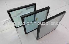 Low-e insulating glass insulated