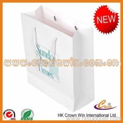 glossy paper bag for clothes
