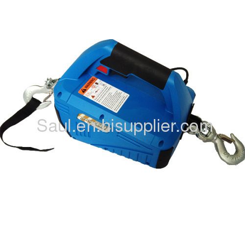 220V portable electric winch with remote control