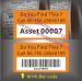 Asset Identification Labels With Strong Adhesive