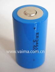 ER34615 primary battery.LISOCL2 battery.primary battery.3.6V lithium battery