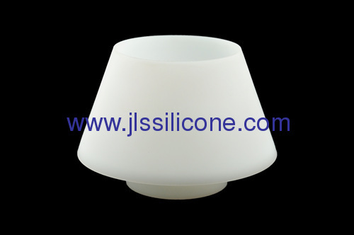 Heat resistant silicone lamp shade chimney