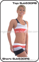 Light Weight Cheerleading Sportswear Four Way Stretch