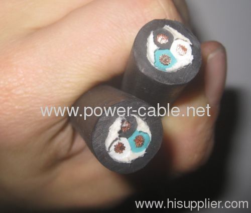 450/750v copper conductor rubber insulated rubber cable