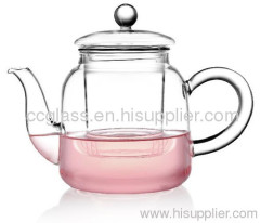 Mouth Blown Heat Resistant Glass Teapots Coffee Pots