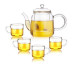 Wholesales Highly Transparent Glass Teapot Coffee Pot