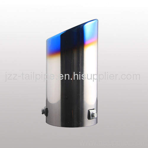 Modified universal stainless steel bluing automobile tail pipe