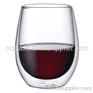 Highly Transparent Double Wall Glass Beer Cups