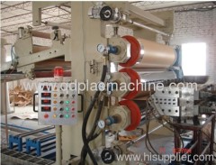 Plastic PVC/PP/PE sheet extrusion machinery