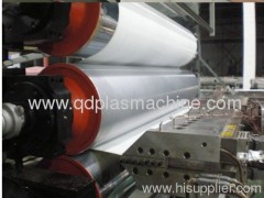 Plastic PVC/PP/PE sheet extrusion machinery