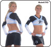 Women Brilliant Colors Cheerleading Sportswear Anti Fade