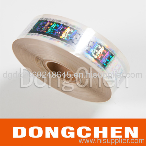 Best selling custom positioning hot stamping hologram label/hologram sticker