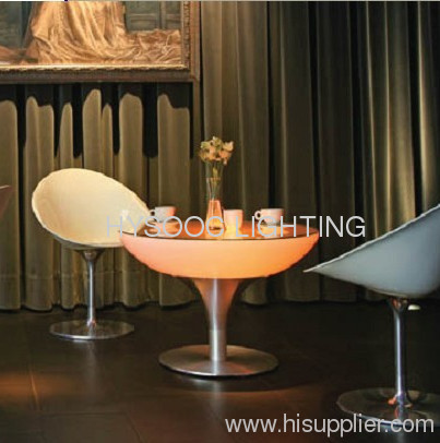 led furniture/led glow furniture/led table and chair furniture