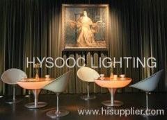 led furniture/led glow furniture/led table and chair furniture