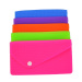 Fashion envelope silicone rubber coin wallet bag