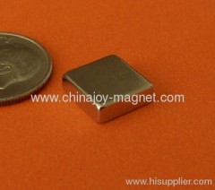 N45 Neodymium Magnets 3/8 in x 3/8 in x 1/8 in Block