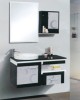 Fashion color bathroom Furniture Pvc Cabinet