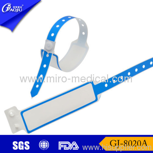 GJ-8020A Write on hospital id wristbands