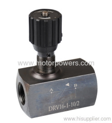 Throttle/Isolating and Throttle/Check Valves