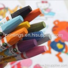 Hot stamping printing film for crayons( film for stationery)