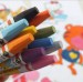 Heat transfer printing film for crayons in stationery