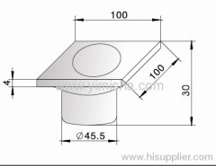 Stainless Steel Anti-odour Floor Drain for Washing Machine with Outlet Diameter 45.5mm