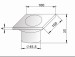 anti-odour floor drain for washing machine