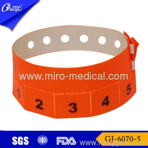 Multi-tab id bracelet for promotion