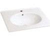 Bathroom featheredge ceramic basin