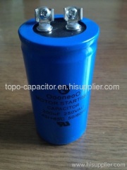 OOONEOO CD60 Motor Start Capacitores, 200 MFD, 250VAC, Metal, Blue, Round