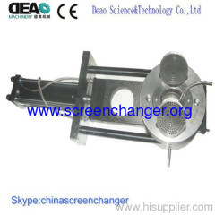 Automatic screen changer-plate screen changer