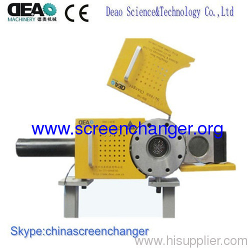 Hydraulic slide plate screen changer DHB series for plastic extruder