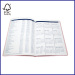 saddle stitching weekly planner