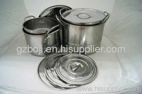 High quality mirror polish stainless steel high stock pot