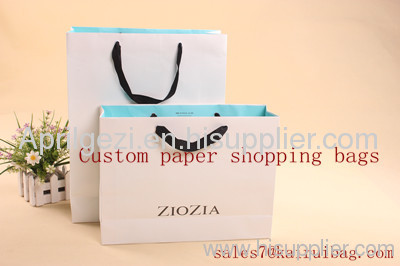 Custom Paper Shopping Bag-KR07231