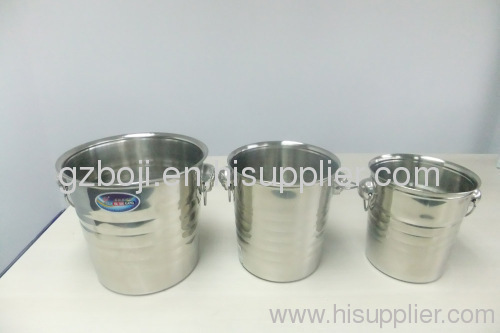 Fashionable style stainless steel ice bucket