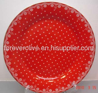 ceramic plate with customer logo