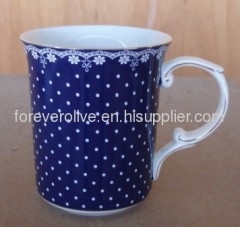 11oz ceramic mug with full handpaint