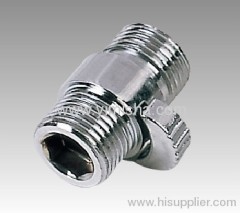 Brass Chrome Plated Thread Ceramic Sheet Valve with Male Connect