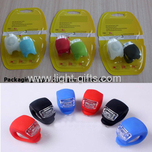 2 LED Bicycle Safety Light with Blister Card