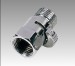 Brass chrome plated ceramic sheet valve with male and female connect